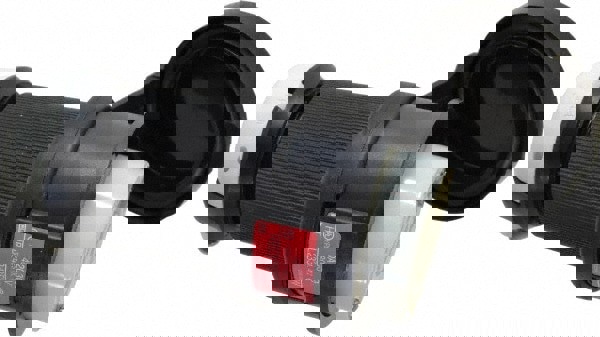 Locking Inlet: Connector, Industrial, L16-20R, 480V, Black & White